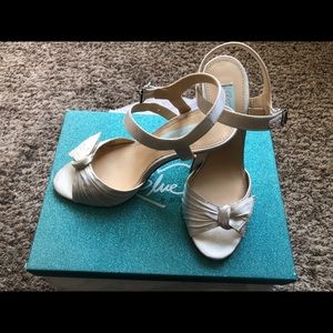 Betsey Johnson Ivory Satin Bridal Shoes